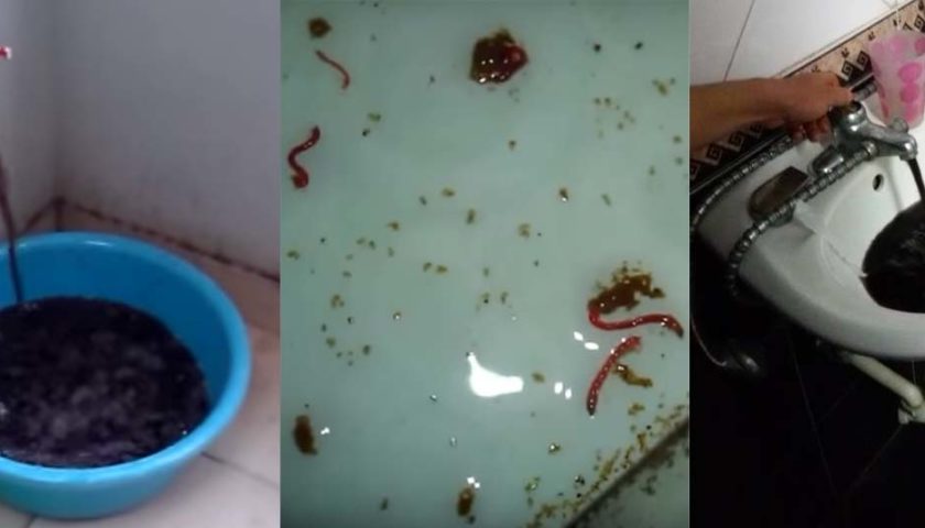 Các chất bẩn trong đường ống nước sinh hoạt
